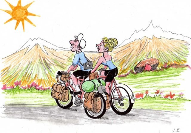 couple cyclistes   Copie